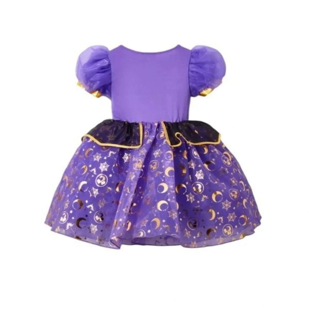 Minnie Mouse Witch Costume for Kids Hat and Dress-Size 4 - Picture 3 of 12